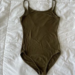 Urban Outfitters Out From Under Olive bodysuit Size Medium